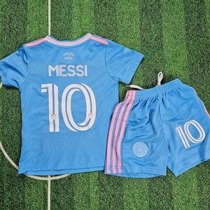 Miami Kids Soccer Jersey Kit Youth/Miami  jersey/ Jersey and Shorts